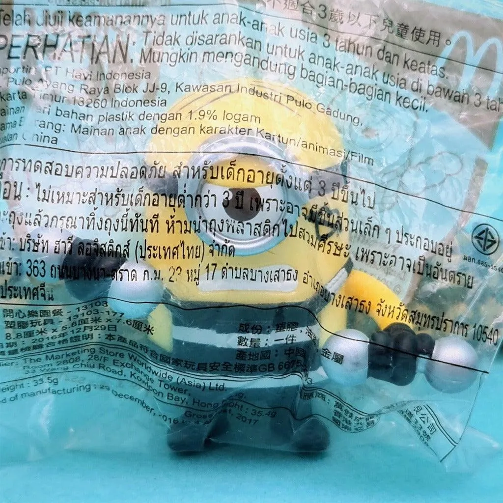 2017 Happy Meal Despicable Me 3 Minions (DUMBELLS)