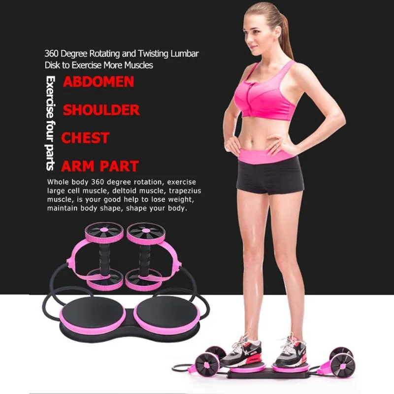 Abdominal Roller Resistance Bands