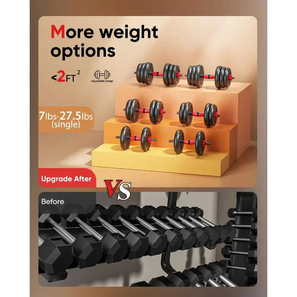 Adjustable Dumbbell Set 55LB