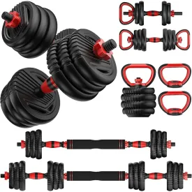 Adjustable Dumbbell Set 55LB