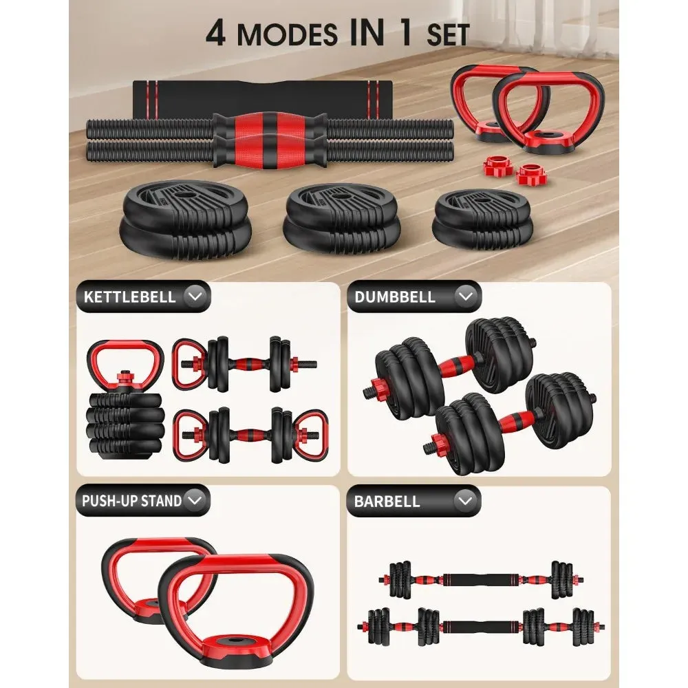Adjustable Dumbbell Set 55LB