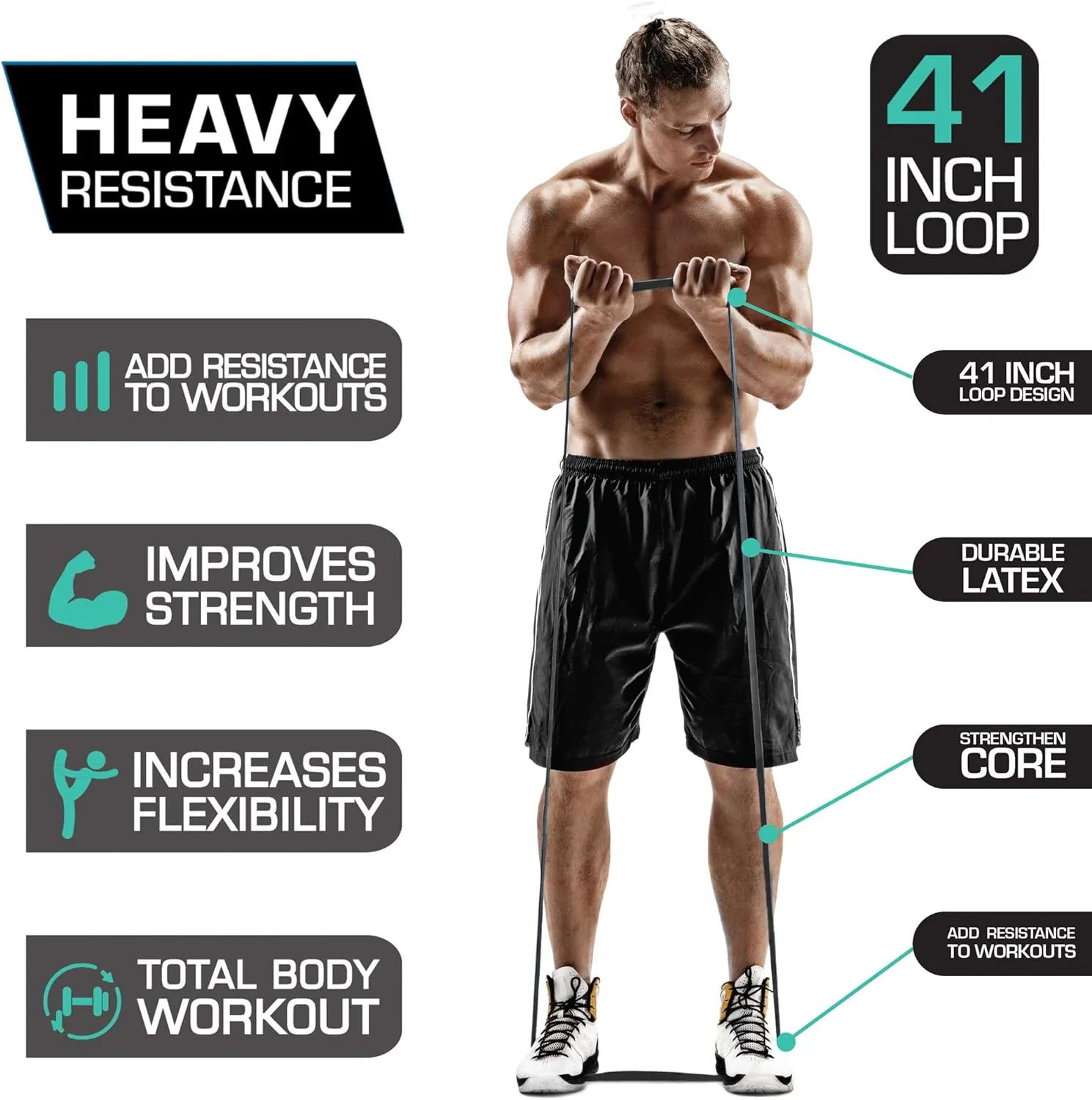 Aduro Sport Super Loop Bands Heavy Resistance