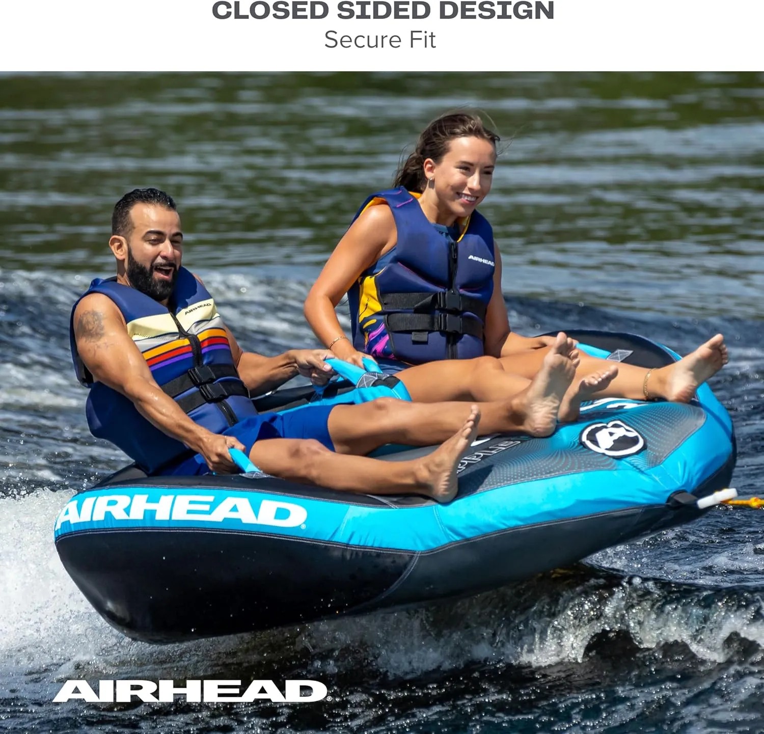 Airhead Santa Cruz Life Vest Multiple Sizes - Swim Vests for Adults, Children & Youth - Kwik Dry Neolite Fabric - USCG Approved