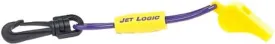 AIRHEAD Whistle with Lanyard, Purple and Yellow