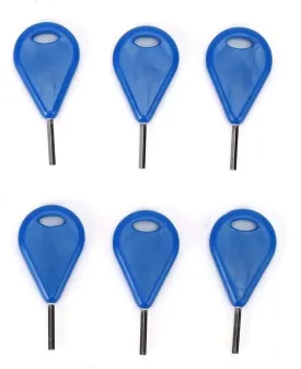 Alomejor 6 Pcs Surfboard Fin Key Universal Surfboard Fin Hex Key Surfing Board Surfboard Fin Key Spare Replacement Kit