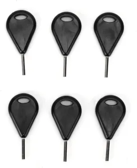 Alomejor 6 Pcs Surfboard Fin Key Universal Surfboard Fin Hex Key Surfing Board Surfboard Fin Key Spare Replacement Kit