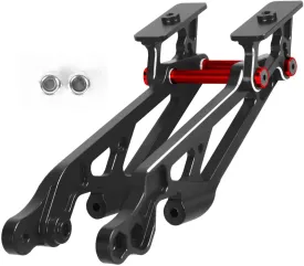 Aluminum Wing Mount Upgrades Part for 1/8 Typhon, Outcast, Kraton, Notorious, Talion 6S BLX, ARRCat Hops Up Upgrades Part, Replace AR320347 (Black Red)