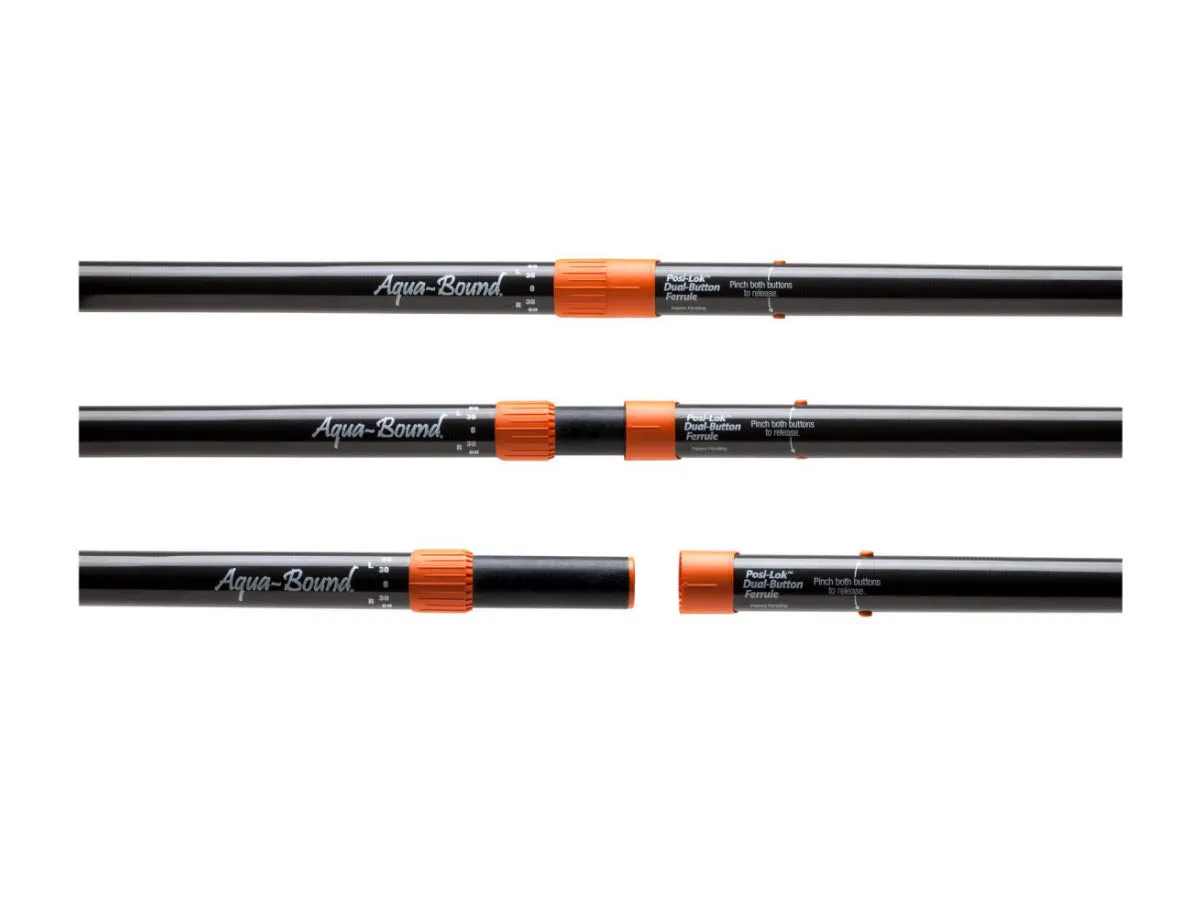 Aqua Bound Whiskey Fiberglass Posi-Lok Bent Shaft Two-Piece Kayak Paddle