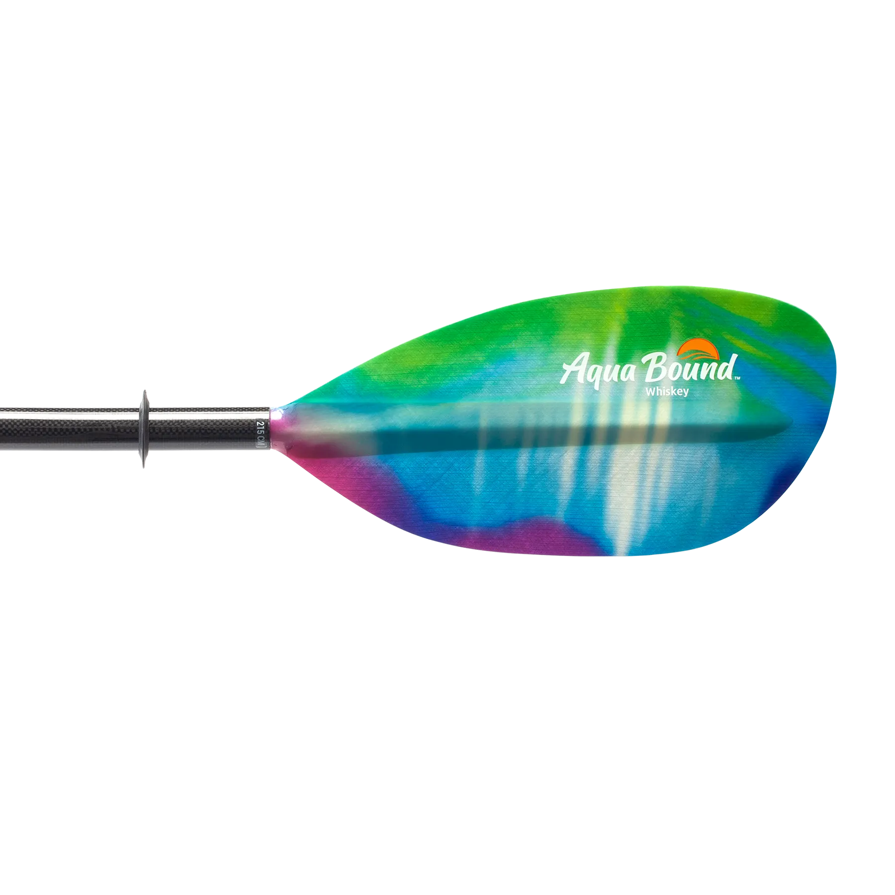 Aqua Bound Whiskey Fiberglass Posi-Lok Bent Shaft Two-Piece Kayak Paddle