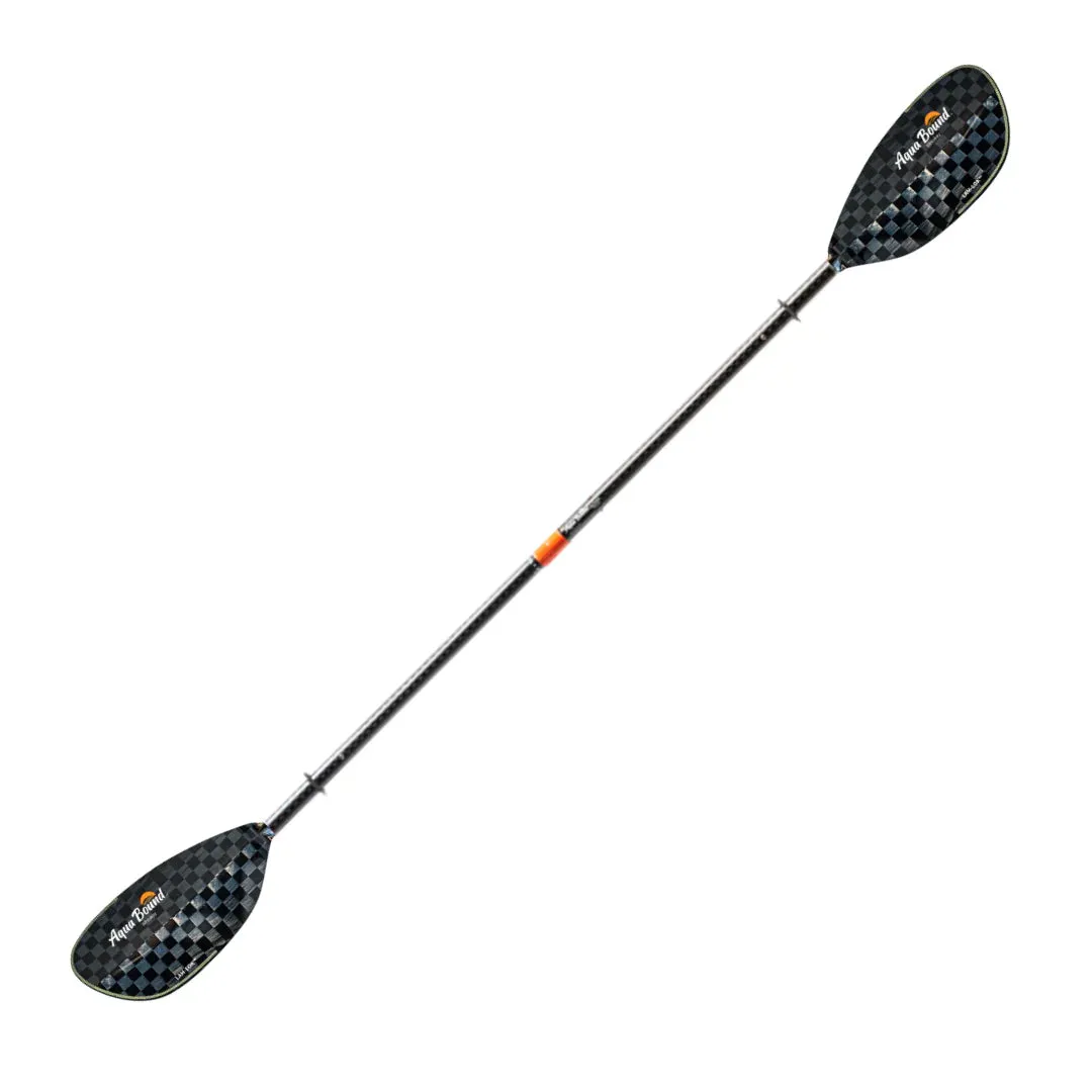 Aqua Bound Whiskey Lam-Lok Carbon Straight Shaft Posi-Lok Two-Piece Kayak Paddle