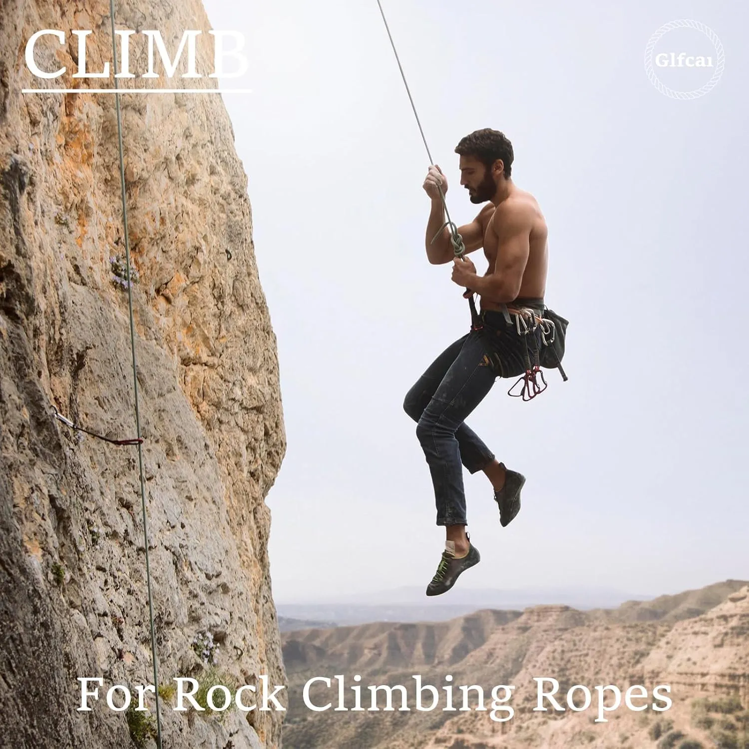 Arborist Rope 1/2 in x 150 Ft Black Tree Climbing Rope Polyester Braided Arborist Climbing Rope 1/2 inch 48 Strands 150 Feet for Various Outdoor Applications Construction Climbing Swing Sailing