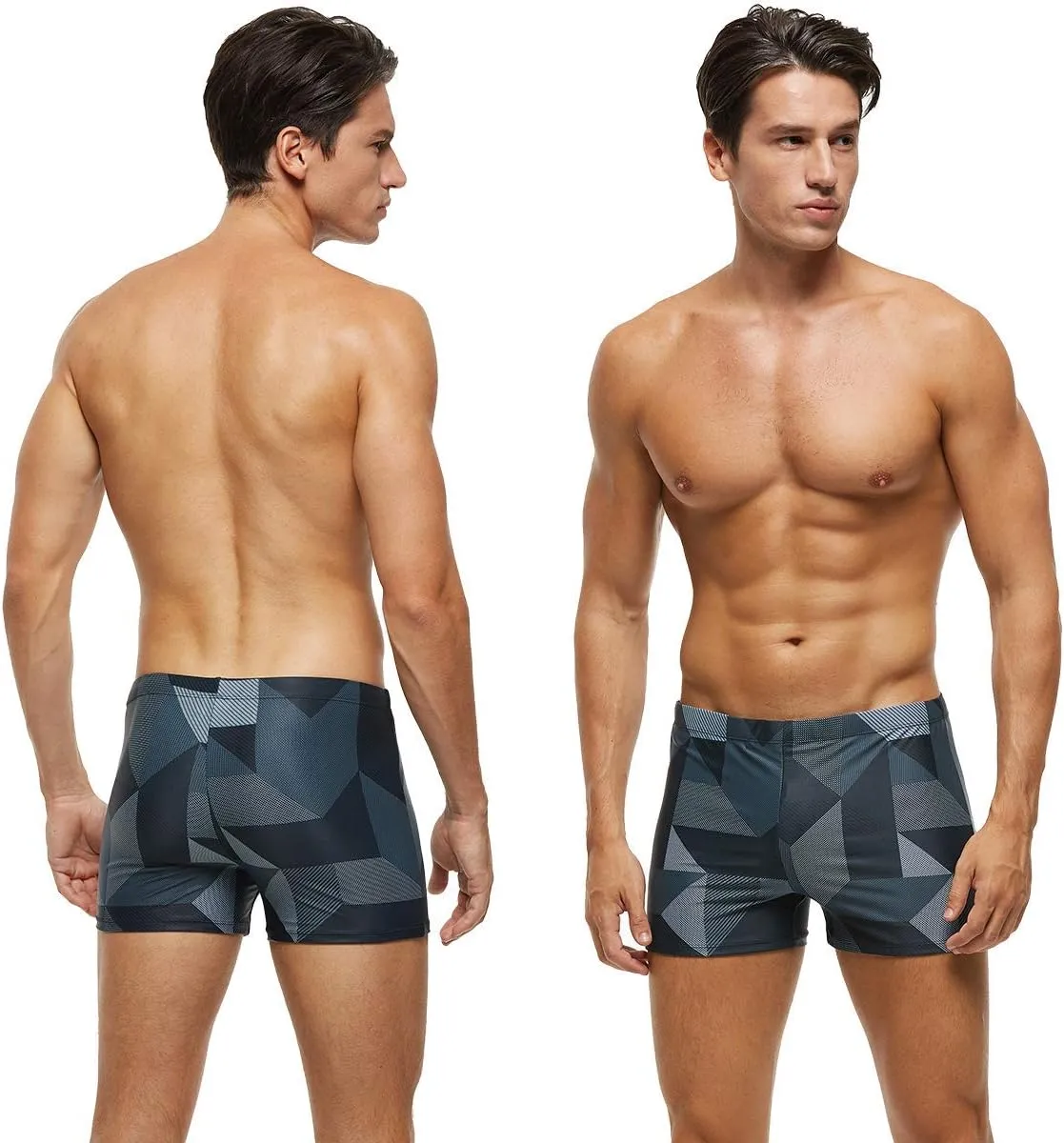 Arcweg Men's Swimming Trunks with Mesh Liner Sport Boxer Swimwear Underwear Summer Beach Board Shorts Elastic Swimsuit