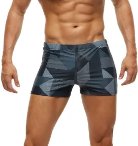 Arcweg Men's Swimming Trunks with Mesh Liner Sport Boxer Swimwear Underwear Summer Beach Board Shorts Elastic Swimsuit