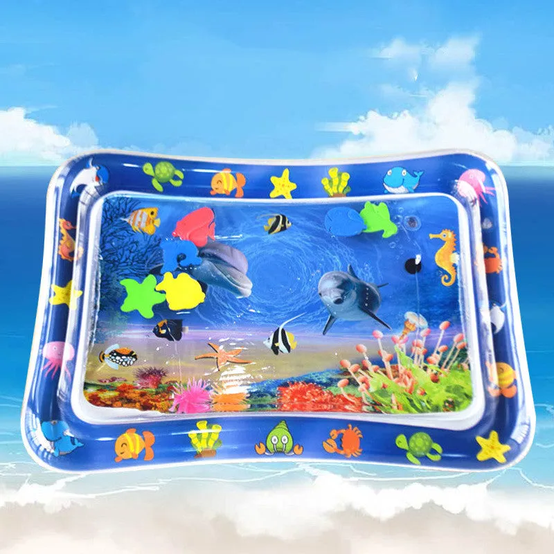Baby Inflatable Water Mat Infants Toddlers Neutral Funny Play Kids Activity