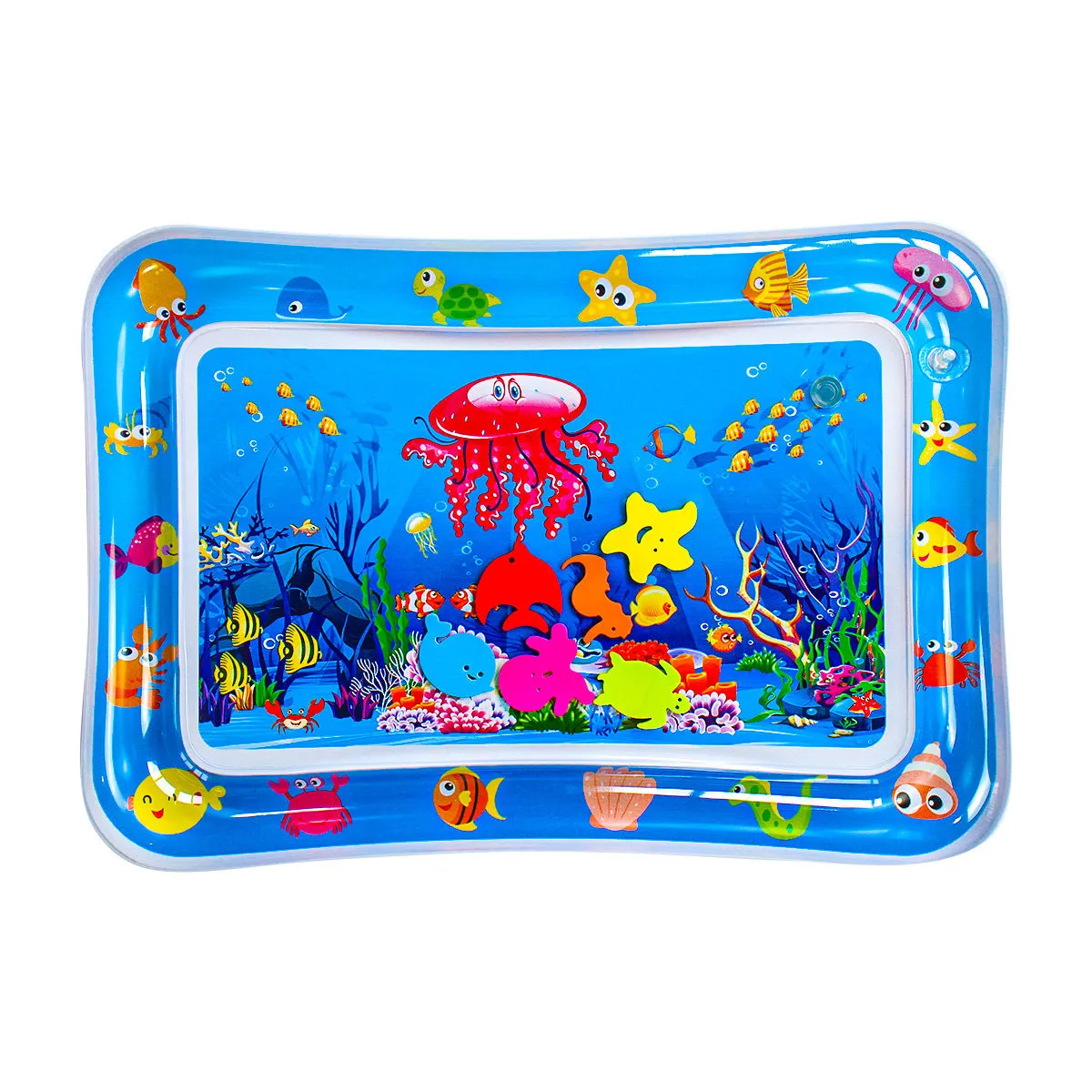 Baby Inflatable Water Mat Infants Toddlers Neutral Funny Play Kids Activity