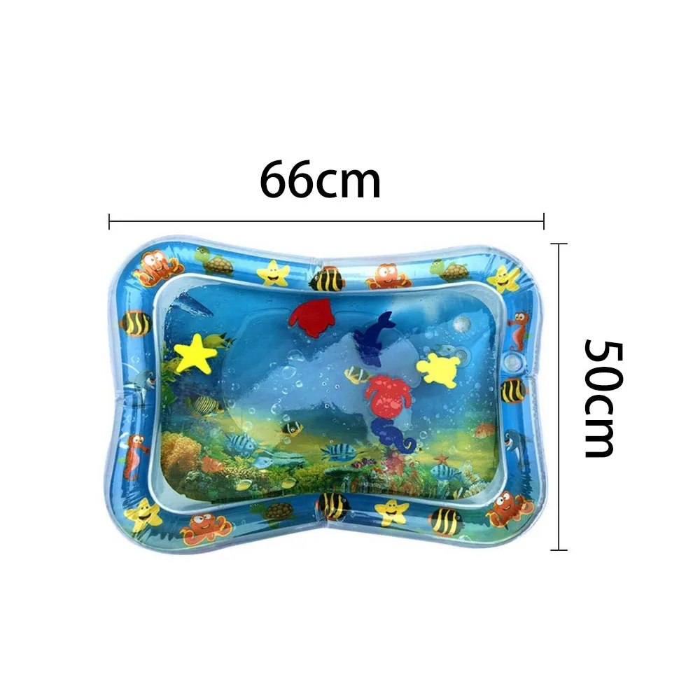 Baby Inflatable Water Mat Infants Toddlers Neutral Funny Play Kids Activity