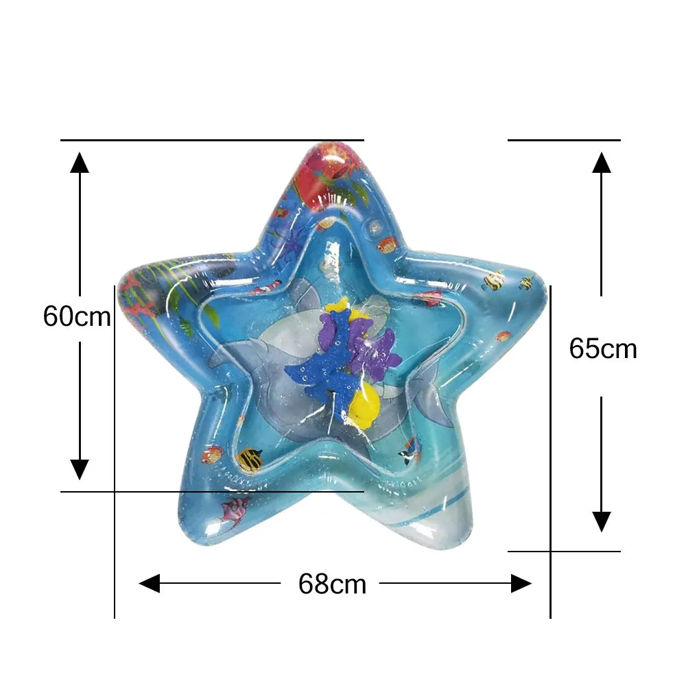 Baby Inflatable Water Mat Infants Toddlers Neutral Funny Play Kids Activity