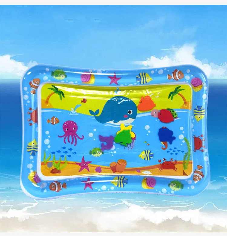 Baby Inflatable Water Mat Infants Toddlers Neutral Funny Play Kids Activity