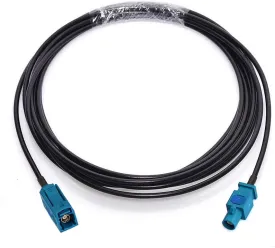 Bingfu Fakra Z Female to Male Vehicle Antenna Extension Cable 3m 10 feet for Car Stereo Android Head Unit GPS Navigation FM AM Radio Sirius XM Satellite Radio 4G LTE TEL Telematics Bluetooth Module