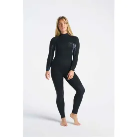 C-Skins Womens Surflite 5/4/3mm BZ Wetsuit  - Raven Black/Black