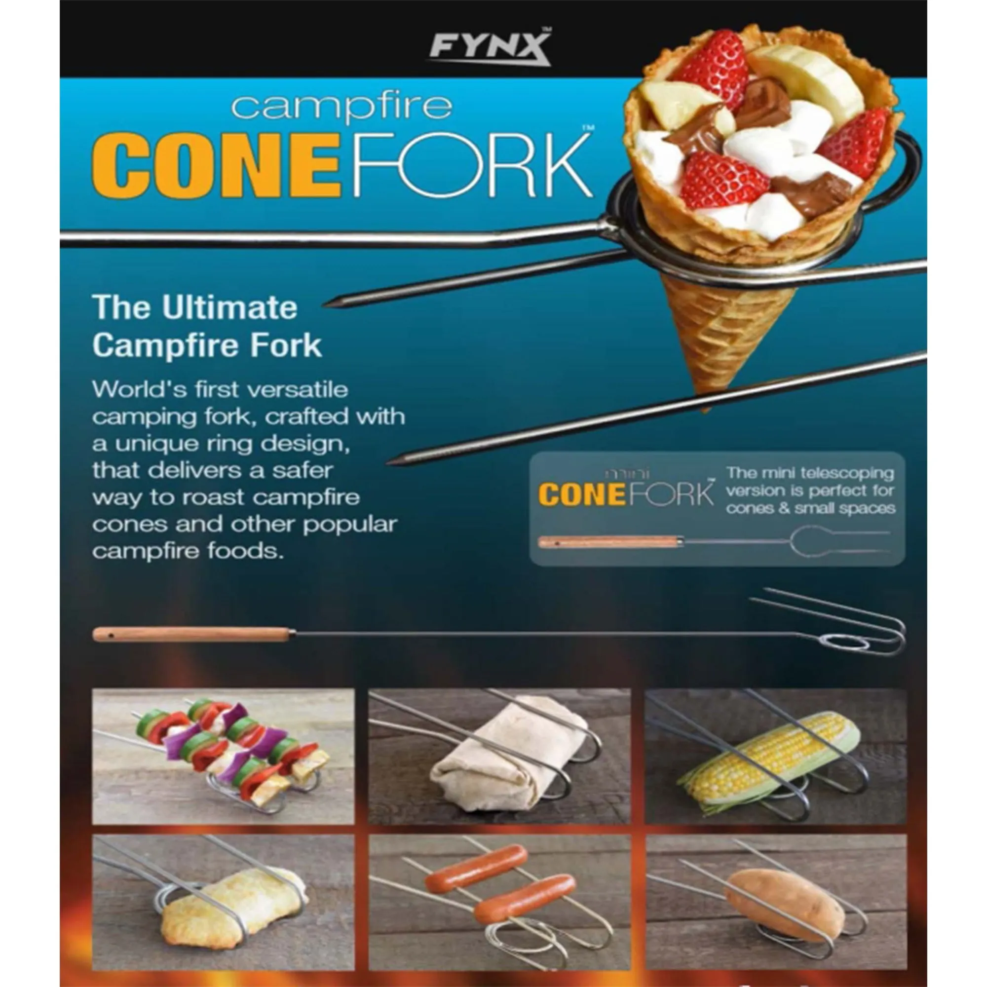 Campfire Telescoping Cone Fork Mini