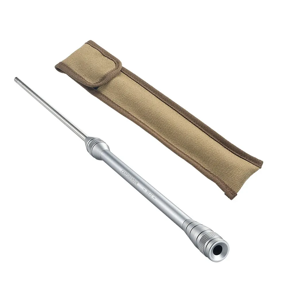 CAMPINGMOON Mouth Fire Blowpipe Detachable Blow Fire Tube Portable High Effective Outdoor Firing Tool Camping Equipment