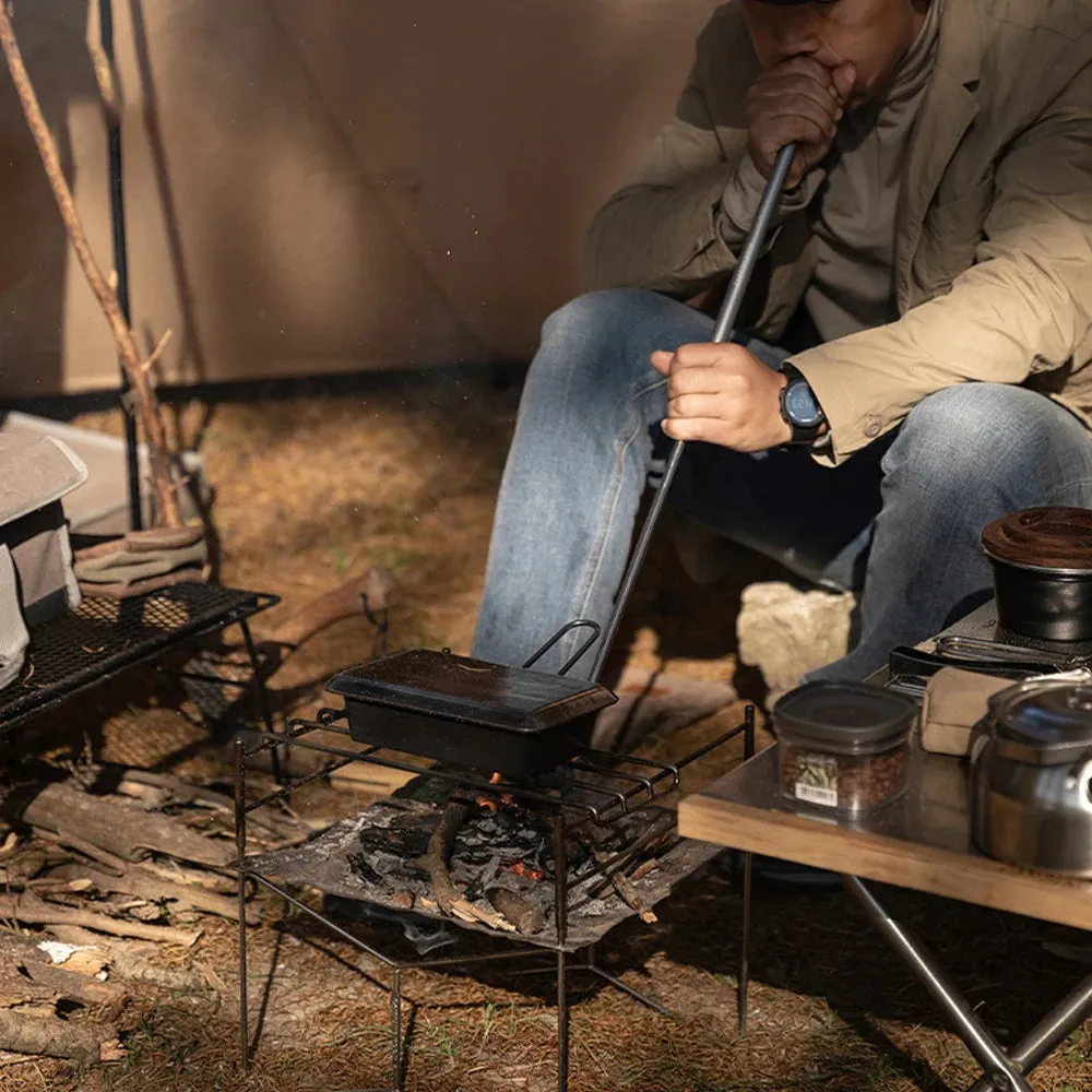 CAMPINGMOON Mouth Fire Blowpipe Detachable Blow Fire Tube Portable High Effective Outdoor Firing Tool Camping Equipment