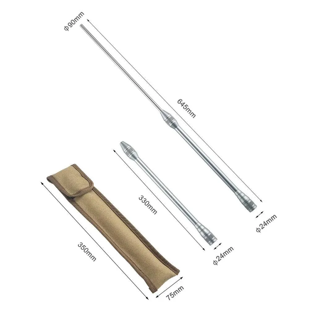 CAMPINGMOON Mouth Fire Blowpipe Detachable Blow Fire Tube Portable High Effective Outdoor Firing Tool Camping Equipment