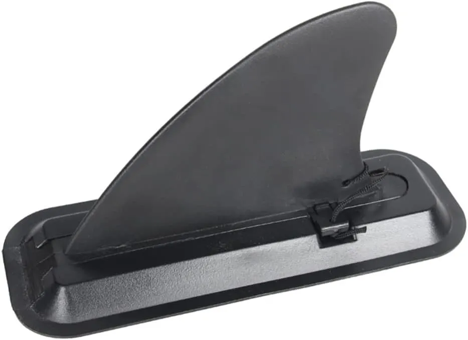 Detachable Center Fin, 4-inch SUP Fin with Base, Portable Detachable PVC Slide-in Sup Fin, Inflatable Paddle Board Surfboard Surfing Accessories 1 Set