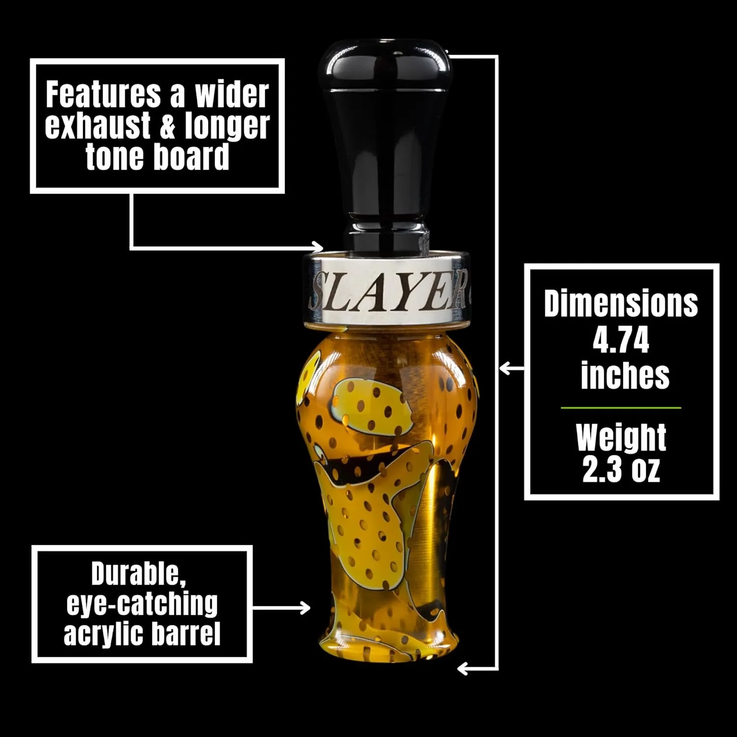 Drake Single Reed Duck Call | Realistic Sound Hunting Call | Superior Tone | Versatile & Easy to Use | Beginner Friendly and Expert Approved | Duck Hunting Accessories