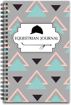 Equestrian Training Journal: Track Your Horseback Riding Lessons, Progress, and Goals - 100 Page Pre-Formatted Spiral Horse Notebook - Pony Lover Gift