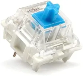 Gateron KS-9 RGB Mechanical MX Type Key Switch - Clear top (65 Pcs, Blue)