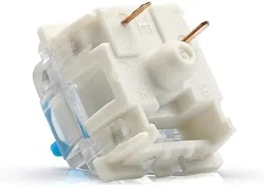 Gateron KS-9 RGB Mechanical MX Type Key Switch - Clear top (65 Pcs, Blue)