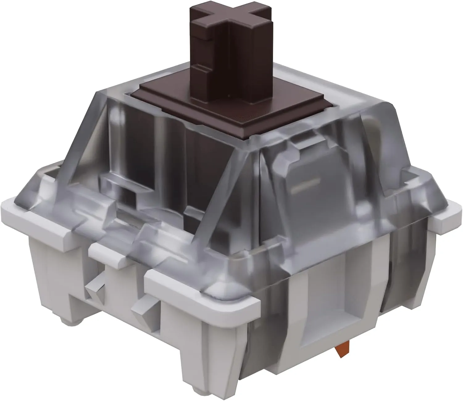 Gateron KS-9 RGB Mechanical MX Type Key Switch - Clear top (65 Pcs, Brown)
