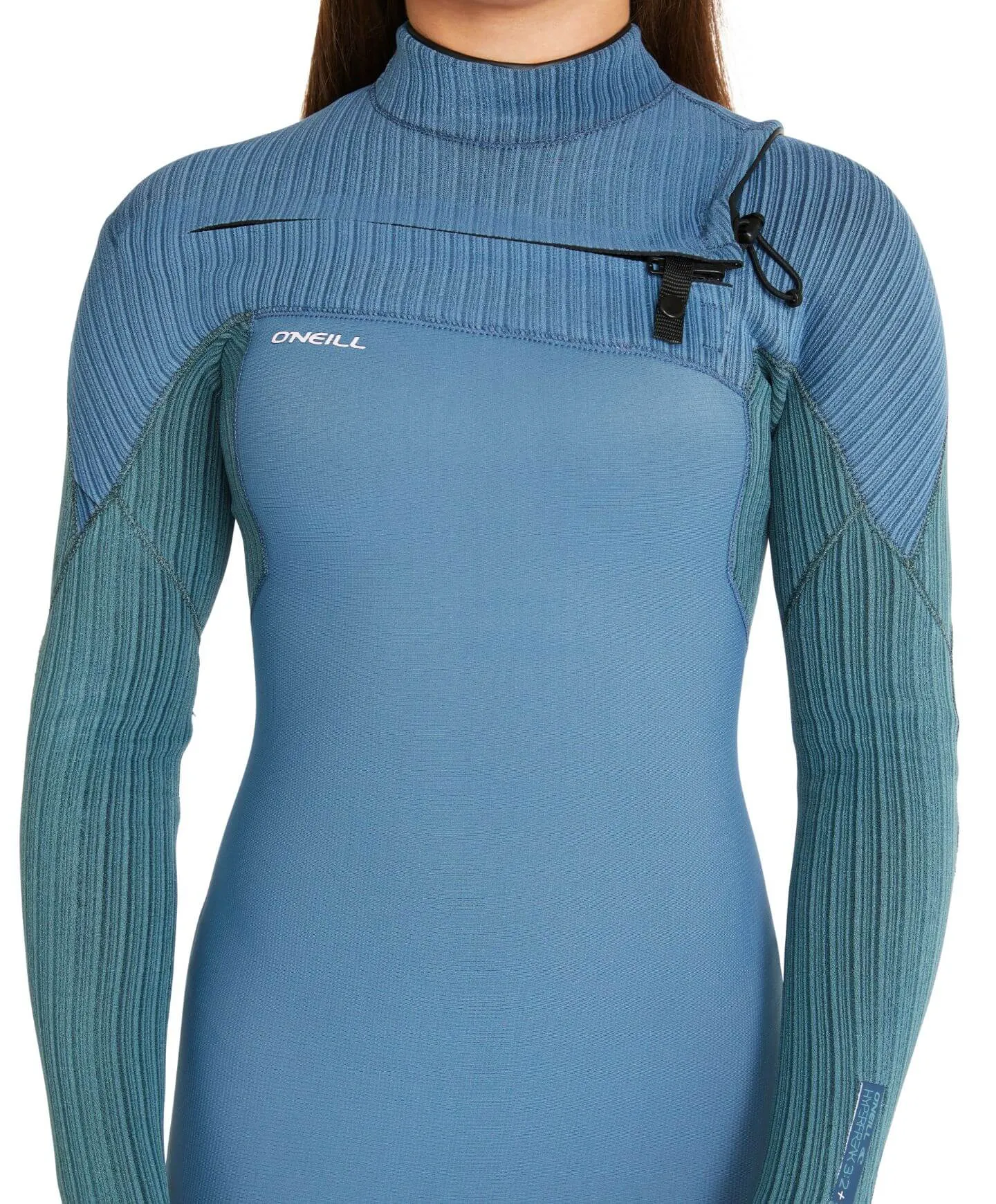 Girl's HyperFreak 3/2  Steamer Chest Zip Wetsuit - Dusty Blue
