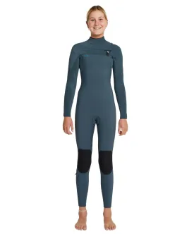 Girl's HyperFreak 3/2  Steamer Chest Zip Wetsuit - Shade