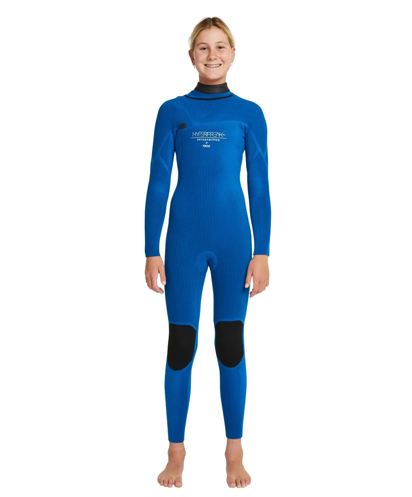 Girl's HyperFreak 3/2  Steamer Chest Zip Wetsuit - Shade