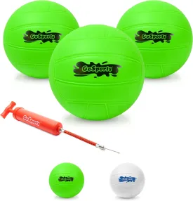 GoSports Water Volleyball 3 Pack Great for Swimming Pools or Lawn Volleyball Games
