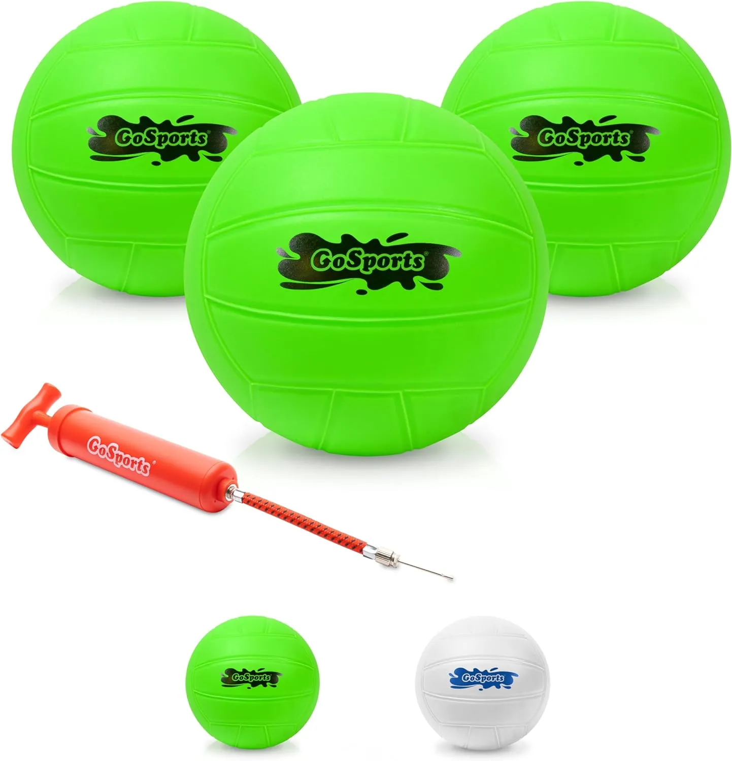 GoSports Water Volleyball 3 Pack Great for Swimming Pools or Lawn Volleyball Games