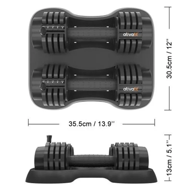 Home Gym Adjustable Dumbbells