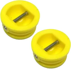Inflatable Paddle Boards 2PCS Surfboard Leash Plug Surfing Shortboard Longboard Kiteboarding Leash Plug Vacation Must Haves (Color : Yellow)
