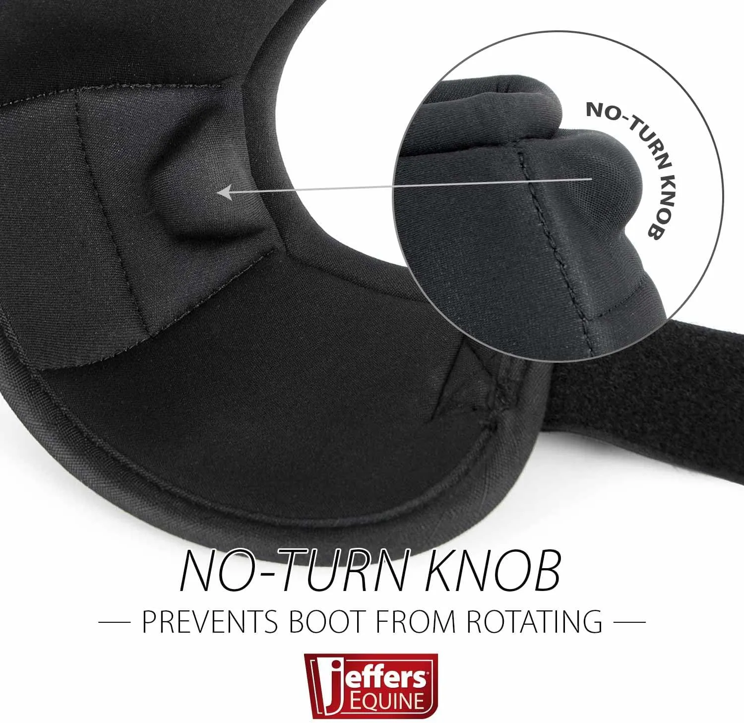 Jeffers Equine Ballistic Bell Boots - Black, Medium | Shock Absorbing Hoof Protection for Horses | Secure Double Hook & Loop Closure, Perfect for Travel, Training, & Equestrian Riding