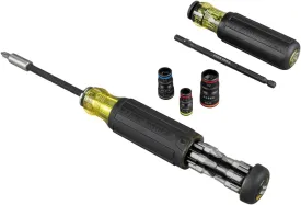 Klein Tools 80083 Klein Tools 80083 Impact Driver Kit with 7-in-1 SAE Impact Socket Set and 14-in-1 Multi-Bit Adjustable Length Screwdriver, 2-Piece