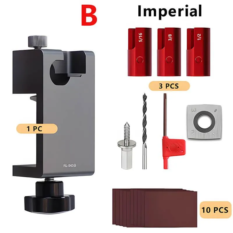 Levoite™ Dowel Making Jig Tool - Metric / Imperial