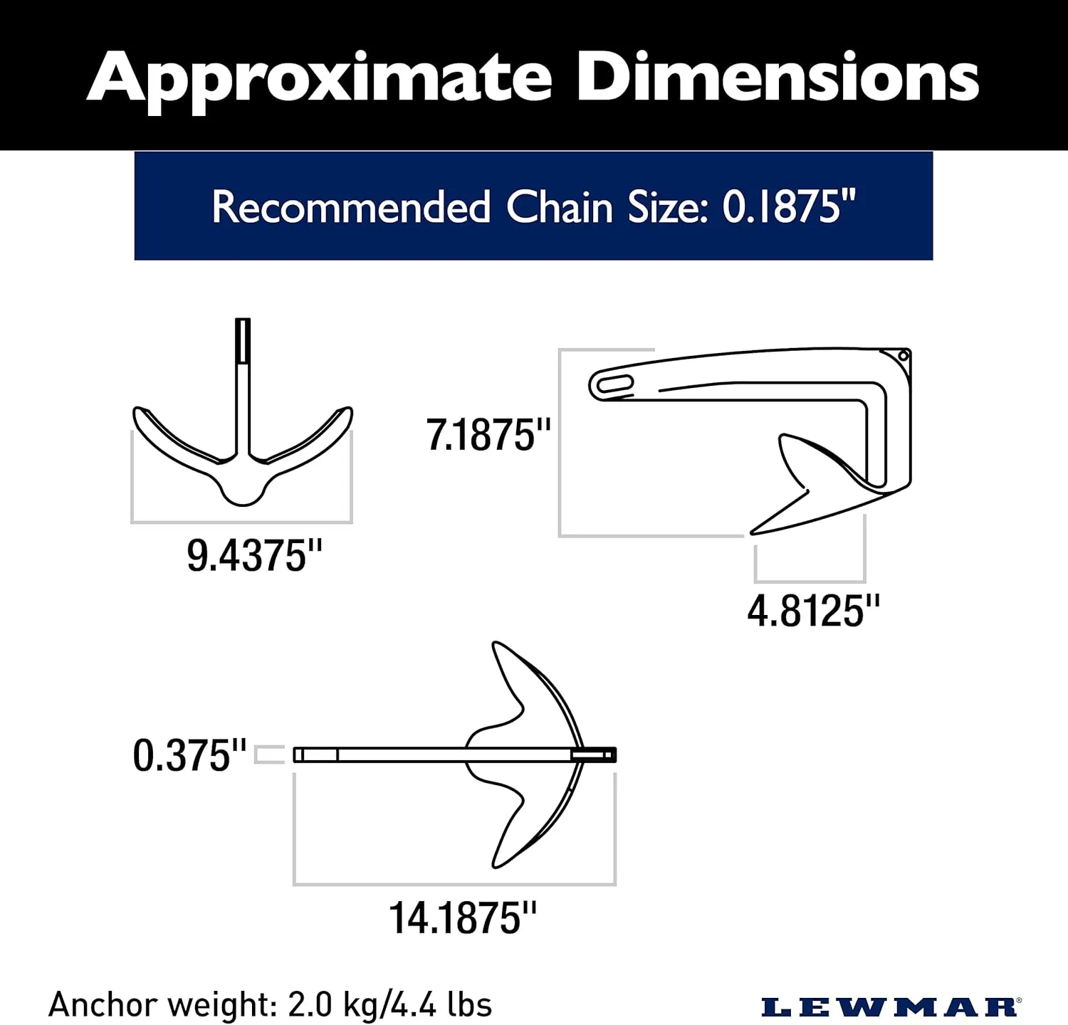 Lewmar Claw Anchor