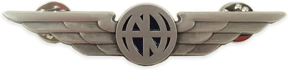 Luso Aviation Pilot Wings Aviator's Uniform Shirt Lapel Pin