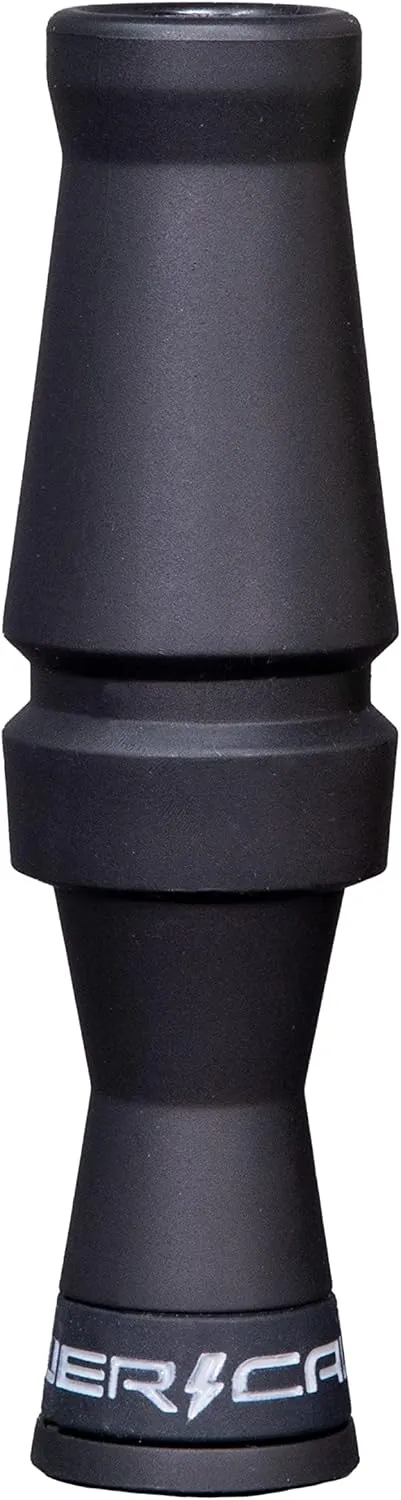 Mallard Duck Call | Jolt2 | J-Frame Double Reed Molded Call | Great All Around Call for Competition & Waterfowl Hunting | Stealth Black