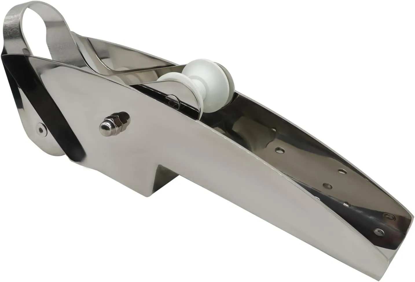 Marine Bow Anchor Roller 316 Stainless Steel Polished Stainless Pivoting Anchor Roller for Marine Boat Hardware Accessory