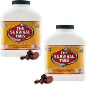 Metaverse  Sports & outdoor emergency preparedness food tablets 30 days supply none-GMO gluten-free 25 years shelf life (2 bottles/Chocolate)