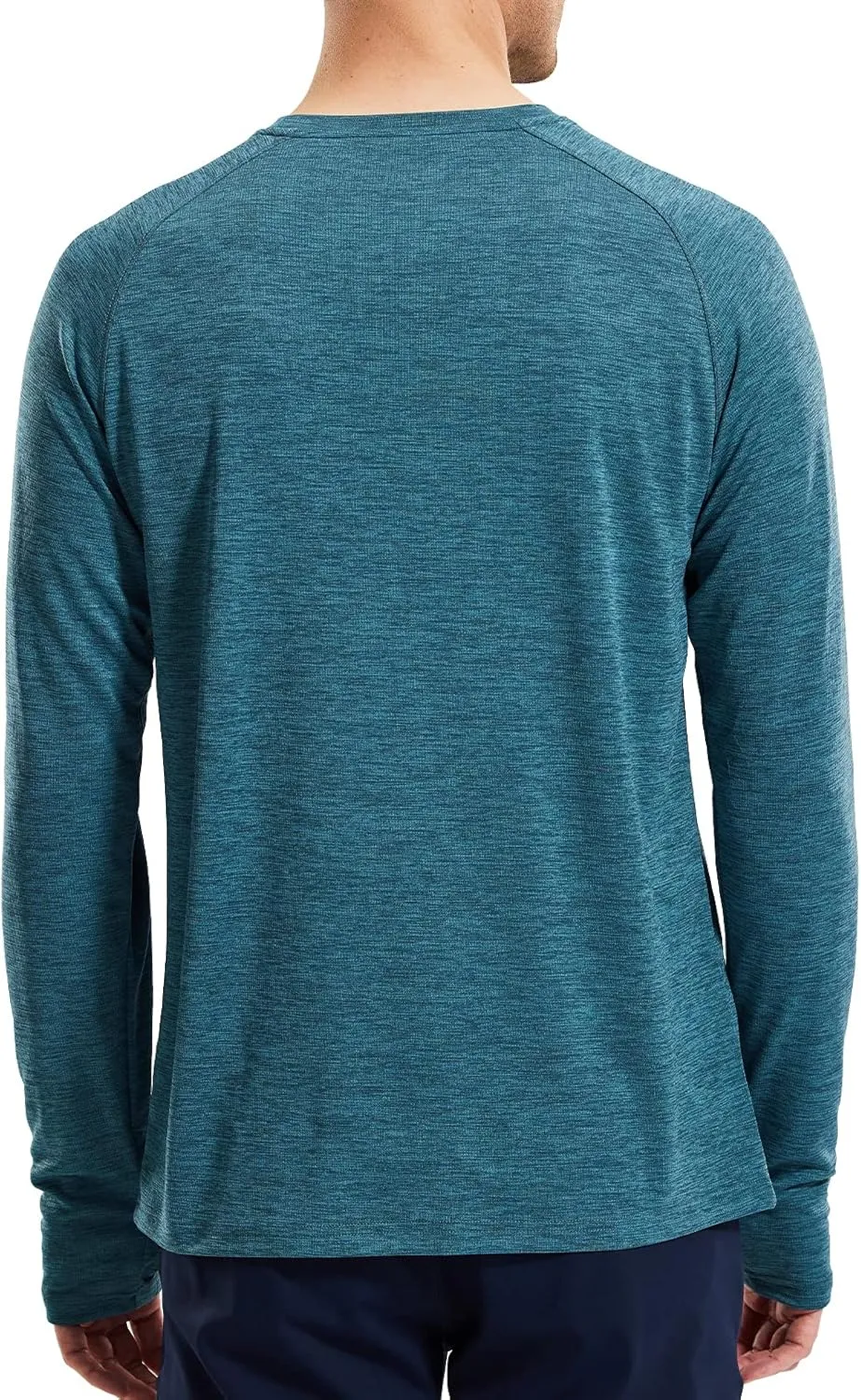 MIER Men's UPF 50  Sun Shirts Quick Dry Long Sleeve UV Shirts Lightweight Rash Guard Swim T-Shirts Hiking Running
